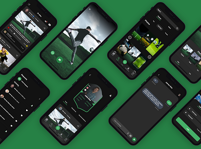 football training app adobe xd android app android app design app design iphone app mobile app design modern design ui ux