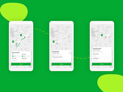 Bike Delivery Booking App Design