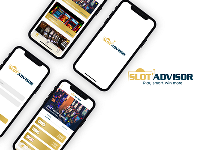 SlotAdvisor - Slots History App Ui adobe xd app casino design gold mobile app design slots slots app ui ux