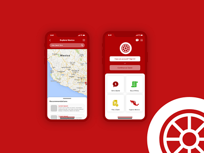 Auto Insurance App Design