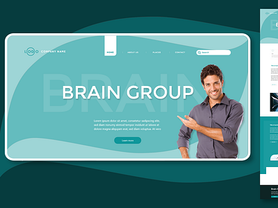 Corporate Business Landing Page Design for Digital Agency