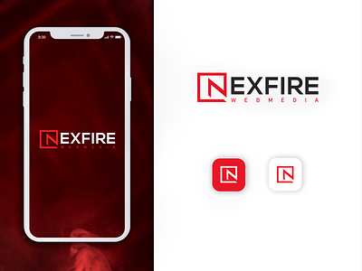 Minimalistic Logo Design For New Brand Nexfire Web Media
