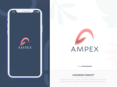 A logo design with letter a brand identity for company