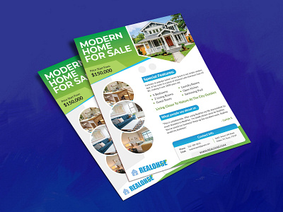 Real estate Psd Flyer Design Template