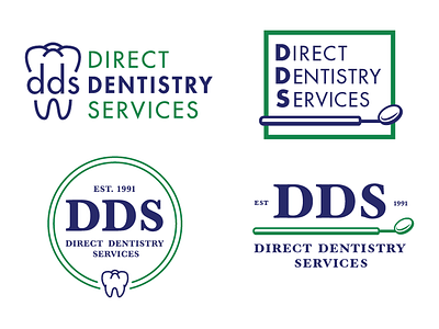 Dentist Services Logo dental dentist identity logo teeth