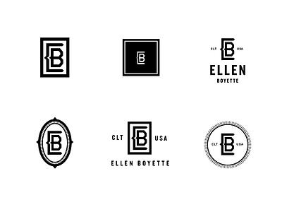 ESB Marks logo monogram personal branding