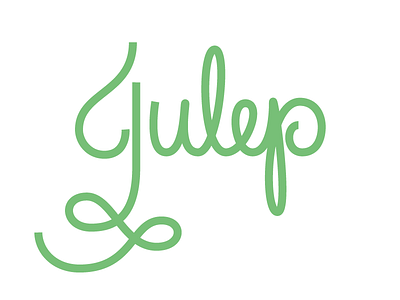Julep Lettering hand letter illustration lettering logo southern