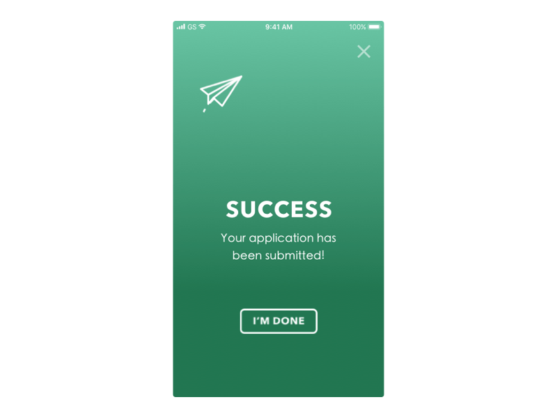 Daily UI #11 - Success Message daily ui mobile animation principle for mac success