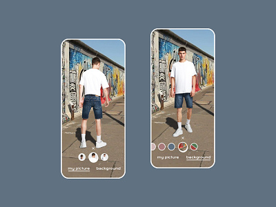 Hanger - augmented reality app augmented reality avatar design shop shopping ui ux webshop