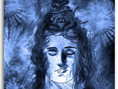 Sketch devotional digital sketch india mahakal sketch