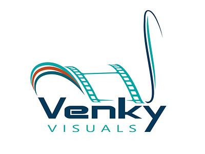 Venky Visuals Logo design logo logo design logo thought logotype typography vector