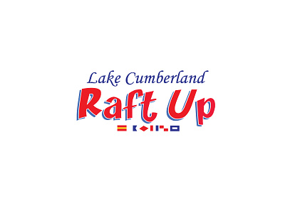 Raft Up Logo & Identity branding design flat logo typography
