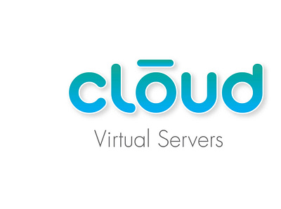 Cloud Virtual Servers branding corporate identity design logo logotypedesign typography vector