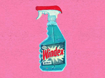 Daily Doodle #10 art cleaning cleaning supplies dailies daily doodle drawing illustration my big fat greek wedding windex