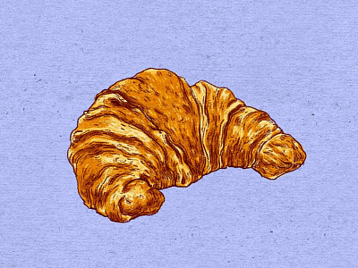 Daily Doodle #23 bakery breakfast croissant doodle food france illustration daily paris pastry