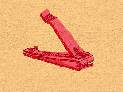 Daily Doodle #28 art clippers doodle illustration nail clipper nails