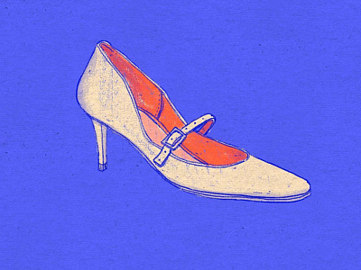 Daily Doodle #45 dailies doodle fashion footwear heels illustration mary jane shoes