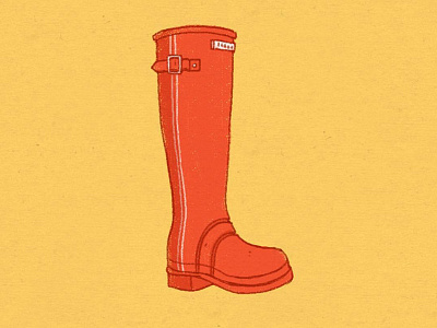 Daily Doodle #52 art boots dailies doodle illustration rain storms weather