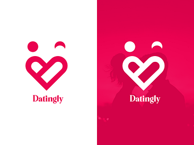 Datingly Logo Design design icon logo typography vector