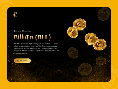 Billion Token Banner Design