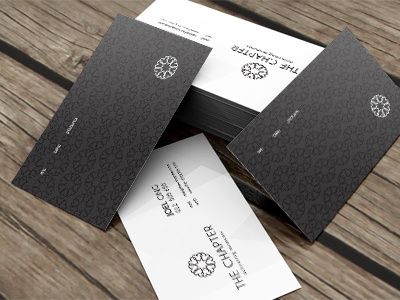 The Chapter Business Card Design branding business card design