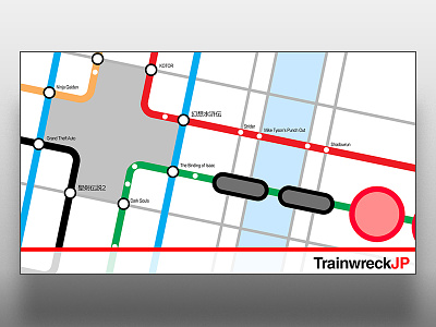 TrainwreckJP - Twitch Design controller gaming map nintendo subway twitch
