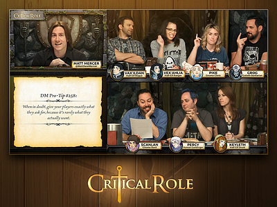 Critical Role - Alpha Broadcast Overlays broadcast graphics critical role d and d dungeons and dragons geek and sundry overlays twitch