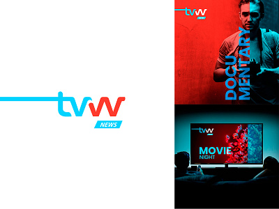 Television News Network logo branding branding design dailylogochallenge design flat graphicdesign illustration logo logodesign minimal tvlogo vector