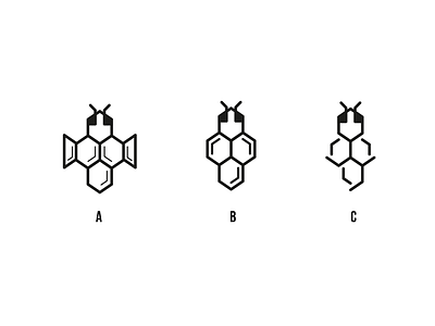 3 Different logos design with the same concept