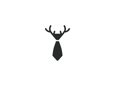 Job Up North Canada animal black branding corporate design icon logo mark minimal nature recruitment symbol tie