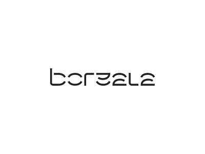 boreala black branding design icon logo mark minimal symbol typeface typography wordmark