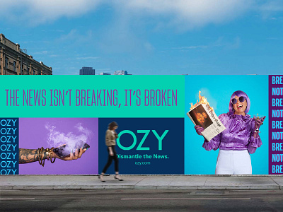 OZY ooh campaign advertising creative direction design photography