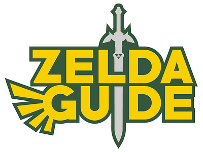 Zelda Dribbble illustrator logo logocorellc zeldaguide