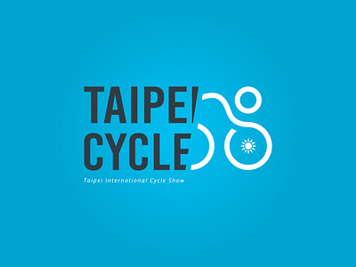 Taipei Cycle bicycle blue cycle cycle show cycling logo logo design logo design branding taipei taiwan