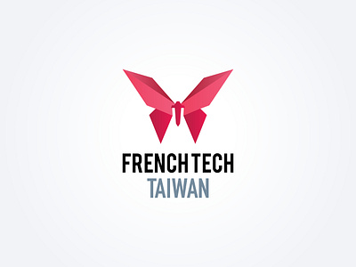 French Tech Taiwan butterfly french french tech french tech taiwan logo design taiwan