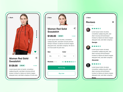 Product Detail Screen adobe xd buy clean ui design detail ecommence ecommerce design ios mobile design page layout product sell shop technopark ui ux