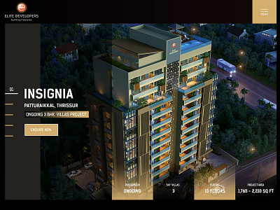 Real Estate Landing Page design landing design landingpage real estate ui