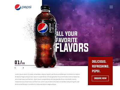 Pepsi Landing Page