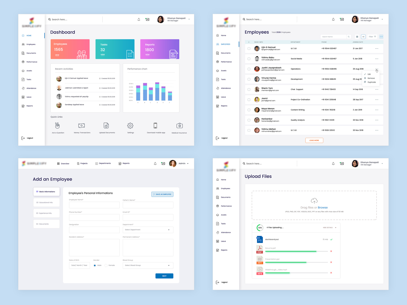 Dashboard Design designed by Lijin G Samuel. 