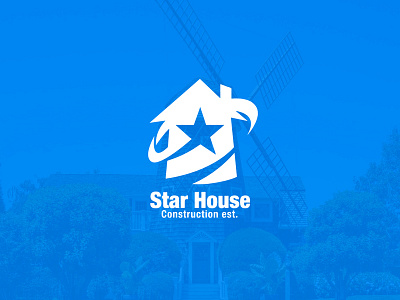 Star Homes branding design flat icon illustration lettering logo minimal typography vector