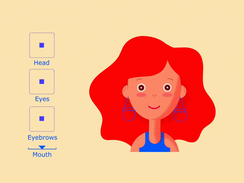 Redhead adobe aftereffects adobe illustrator joysticksnsliders motiongraphics rigging