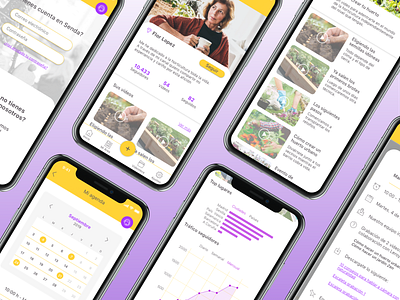 Mobile App for Seniors app design flat product design seniors ui ux ux design