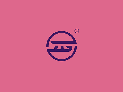 "IG" concept logo branding design flat icon illustration illustrator lettering logo minimal vector