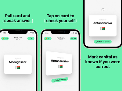 Flip2Learn AppStore screenshots ⭐⭐⭐⭐⭐ app app store design ios ios app design mobile mobile app mobile ui screenshots xamarin