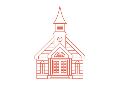 Country Church Icon church icon illustration