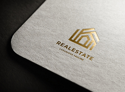 Real Estate Logo boutique hotel build building city construction corporate green home house luxury modern mortgage professional property real estate realty roof simple spa