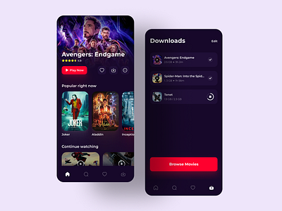 Streaming App for Movies