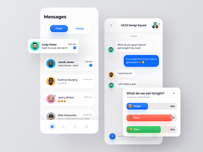 Messaging app concept