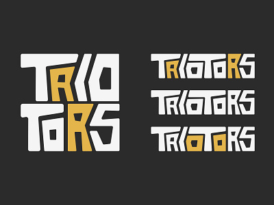 Triotors - The Tale of Three Creators branding creative creative design design flat graphic design illustration illustrator logo typography