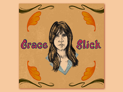 Grace slick illustration